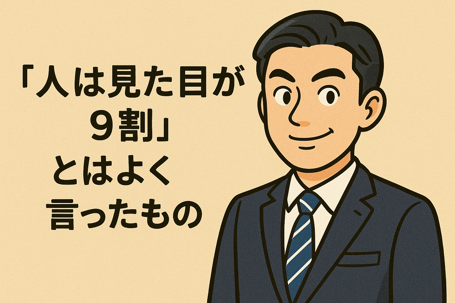 人は見た目が9割｣とはよく言ったもんだと思った話 | ANTHICAL